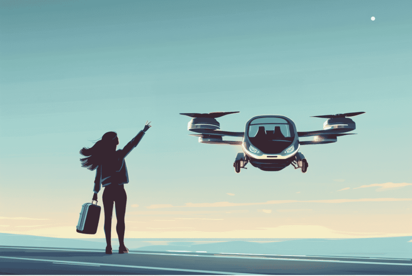 EVTOL Illustration by Aren Elliott